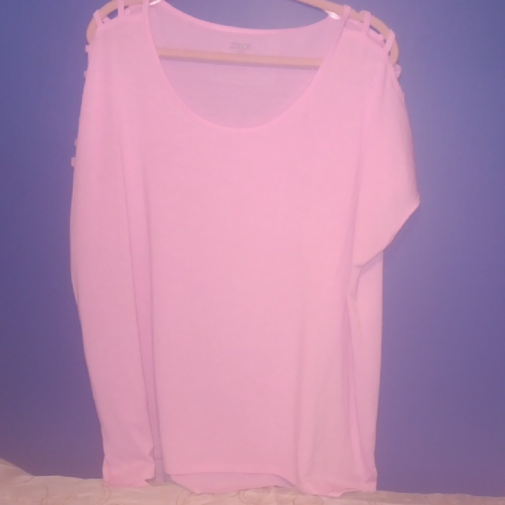 ZELOS Soft Pink Women's Blouse